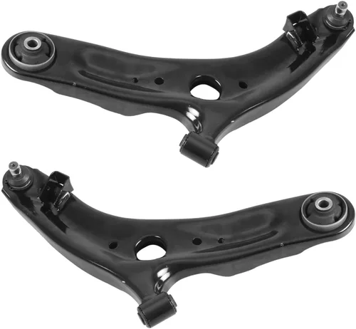 Vista 115 de Detroit Axle - 2 brazos de control superiores delanteros para BMW X5 2007-2018 2008-2019 X6 brazos de control superior con ensamblaje de rótulas