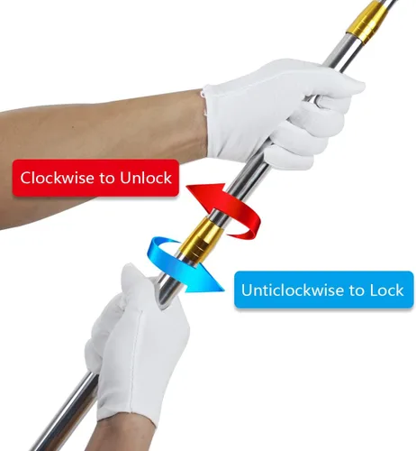 Vista 5 de Dutiplus Caña de pescar telescópica con dientes de 1~5, arpón de pesca de mar y hielo con barbas, lanza de pesca para caza de peces, ranas, topos