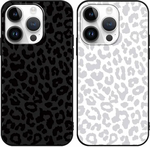 Vista 20 de Paquete de 2 fundas de teléfono con bonito estampado de guepardo para iPhone 7/8/SE 2020 / SE 2022 de 4.7 pulgadas, diseño de leopardo de lujo
