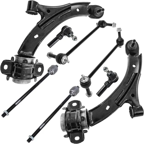 Vista 107 de Detroit Axle - Kit de suspensión frontal de 8 piezas para Chevy GMC Silverado Sierra Suburban 1500 Yukon Avalanche Cadillac Escalade brazos