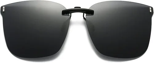 Vista 8 de Gafas de sol polarizadas con clip de gran tamaño, protección UV, ajuste compacto, lentes de sol que no se deslizan sobre gafas graduadas