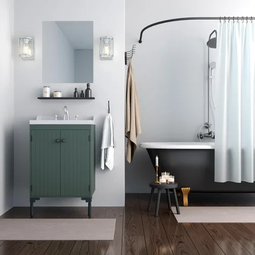 Vista 3 de Hunter Fan Company 19126 Astwood - Aplique de pared, níquel cepillado