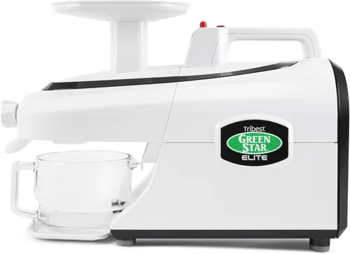 Tribest Green Star Elite GSE-5300-220V Deluxe Jumbo Twin Gear Extractor de jugo con juego de máquina de pasta, 220 V, no apto para uso en Estados