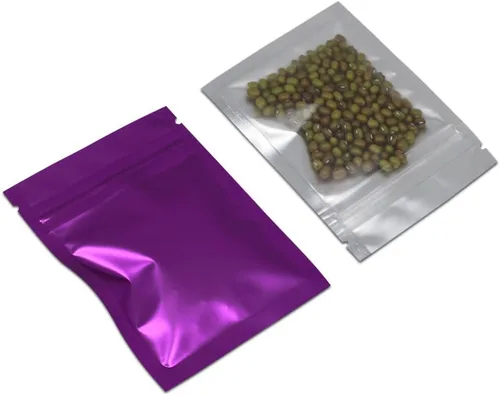 Vista 15 de PABCK: Paquete de 100 bolsas transparentes reutilizables con cierre hermético para almacenar alimentos, Verde