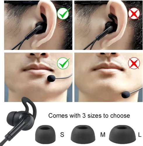 Vista 4 de MIMIRACLE Auriculares de árbitro, sistema de comunicación de árbitro con auriculares, intercomunicador Bluetooth V6 para fútbol, balonmano, 1 paquete