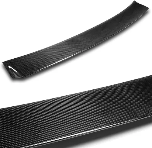 Vista 2 de Q1-TECH, Alerón de techo para ventana trasera compatible con Lexus IS250 / IS350 / is-F 2006-2013, fibra de carbono real, ala de alerón de visera
