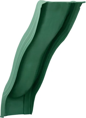Vista 4 de Swing-N-Slide WS 8200 Apex Wave Slide - Tobogán de plástico para exteriores de 8 pies de largo, para columpios de 4 pies, color verde