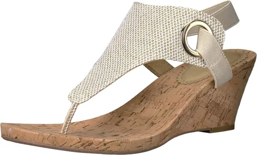 WHITE MOUNTAIN Sandalias de cuña Aida para mujer