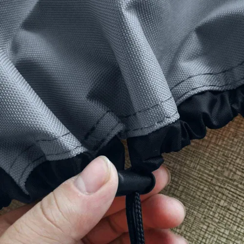 Vista 14 de UCEDER Cubierta redonda para bañera de hidromasaje, impermeable al aire libre (83 x 20 pulgadas), protector de poliéster 600D resistente para bañera