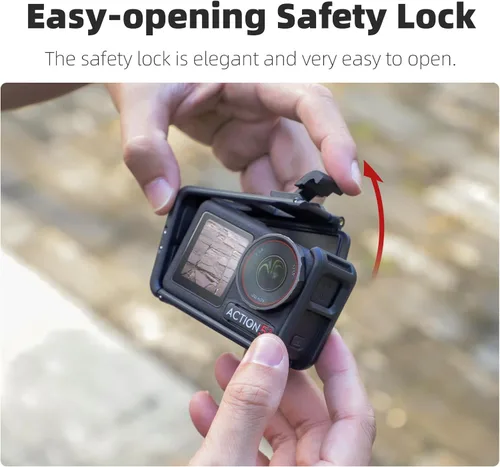 Vista 8 de Action 5 Pro/4/3 - Parasol con pantalla antirreflejos, compatible con DJI OSMO Action 5 Pro/4/3, accesorios para cámara de acción DJI Osmo