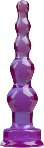 Vista 3 de Doc Johnson SpectraGels - Herramienta de relleno anal, 5.8 pulgadas de largo y 1.6 pulgadas de ancho, tapón trasero con base acampanada, morado