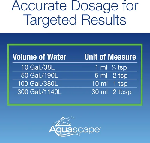 Vista 6 de Aquascape 96026 Algicida para estanque, cascada y características de agua, 1 galón