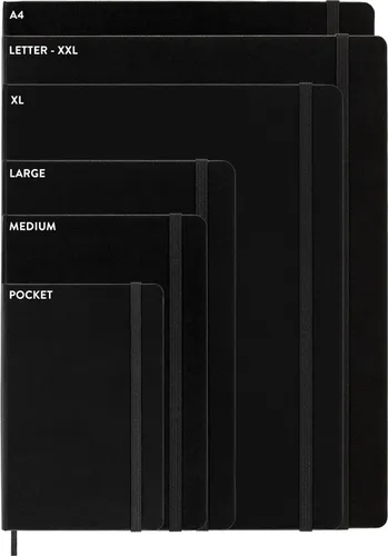 Vista 9 de Moleskine Classic Notebook, Hard Cover, Large (5" x 8.25") Plain/Blank, Reef Blue, 240 Pages