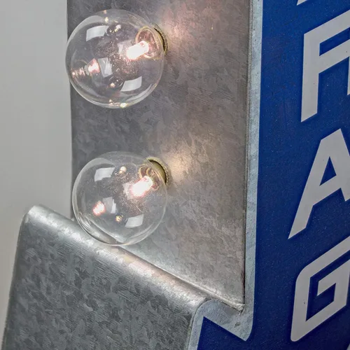 Vista 3 de American Art Decor AAD Off The Wall - Rótulos LED para marquesina