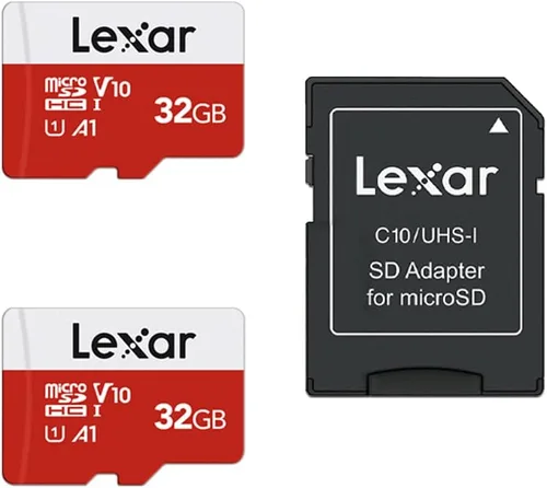 Vista 13 de Lexar E-Series 32GB Micro SD Card, tarjeta de memoria flash microSDHC UHS-I con adaptador, 100MB/s, C10, U3, A1, V30, Full HD, 4K UHD, tarjeta TF