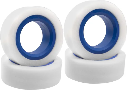 Vista 2 de ShareGoo - 4 piezas de espuma de neumáticos de 1.9 pulgadas, interior de goma de doble etapa e insertos de espuma externos firmes para neumáticos