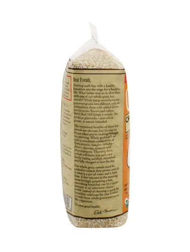 Vista 4 de Bob's Red Mill Org Cereal cremoso de trigo sarraceno de grano entero, 18 onzas