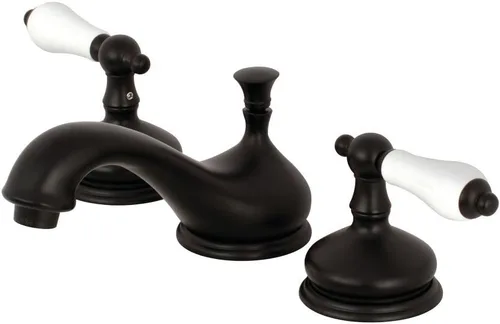 Vista 10 de Kingston Brass KS1167PL Grifo de baño extendido de 8 pulgadas, latón cepillado