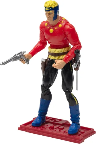 Vista 7 de Boss Fight Studio Hero H.A.C.K.S. Flash Gordon - Figura de acción de cómic – Figura coleccionable altamente articulada y accesorios que incluyen