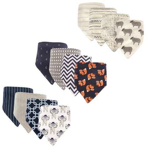 Vista 9 de Hudson Baby Baberos unisex de algodón para bebé, avión, talla única (paquete de 2)