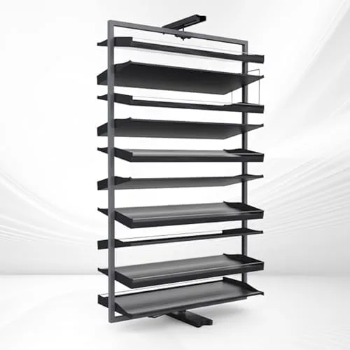 Vista 13 de 360-Degree Rotating Shoe Organizer Cabinet, Stylish Hidden Storage Solution for Entryway & Living Room, Space-Saving Design, 72x67.2cm/28.3x26.5in