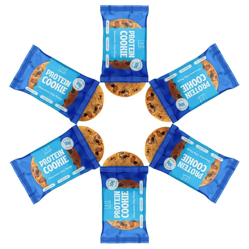 Vista 7 de ChipMonk Galletas para hornear, nueces con chispas de chocolate y nueces altas en proteínas, aperitivos de gimnasio aptos para dietas bajas