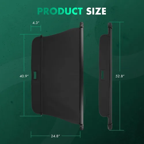 Vista 5 de SCITOO Cubierta de carga 2023 2024 compatible con Honda CRV retráctil para maletero trasero, anti-miradas, privacidad y seguridad, cubierta