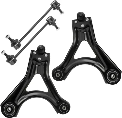Vista 217 de Detroit Axle - Kit de brazos de control delanteros de 4 piezas para Nissan Cube 2009-2014, Nissan Versa 2007-2012 2 brazos de control inferiores