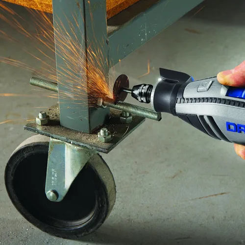 Vista 3 de Dremel Kit de herramientas rotativas (4300) con accesorio multiusos para brocas de corte