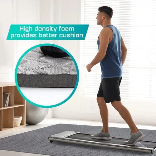 Vista 7 de Yes4All - Tapetes de espuma para hacer ejercicio interconectables por los bordes, para el piso, artículo de gimnasio, baldosas de EVA