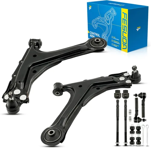 Vista 158 de PHILTOP Kit de suspensión ajustable de elevación de 1-6 pulgadas, 4 piezas de brazos de control superiores e inferiores delanteros compatibles