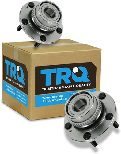 Vista 193 de TRQ Juego de 2 rodamientos de rueda delantera y conjunto de cubo compatible con Tesla 3 2020 Y 2018-2019