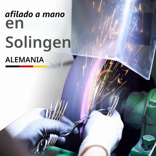 Vista 7 de marQus - Tijeras de uñas rectas fabricadas en Solingen, Alemania, incl. estuche para corte preciso de uñas, adecuadas como tijeras para uñas