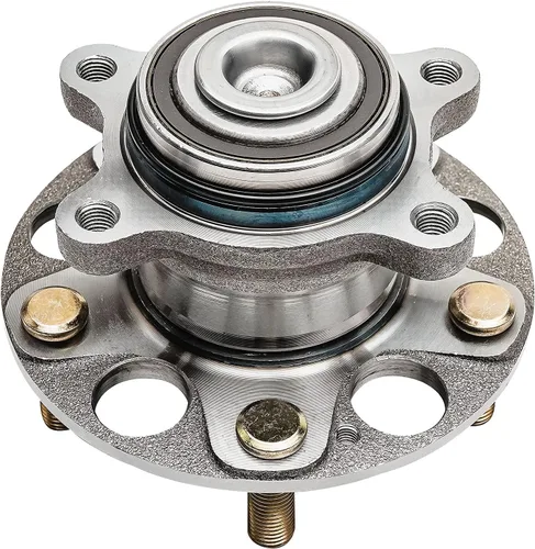Vista 5 de Detroit Axle - Kit de 4 piezas de manguetas de dirección para Honda Civic 2006-2011, 2 manguetas de dirección delanteras y bujes de ruedas