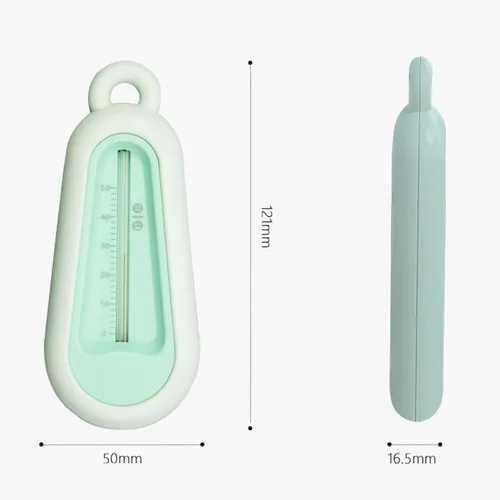 Vista 3 de Termómetro de bañera para bebé, medidor de temperatura del agua, accesorios para el cuidado del bebé, sensor de prueba de temperatura para bebés