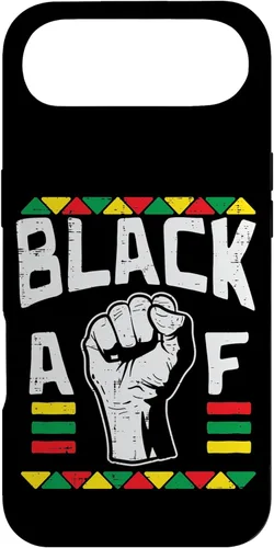 Vista 27 de Black AF Fist Dashiki Kente Pride BLM African American Gift Case for iPhone 17