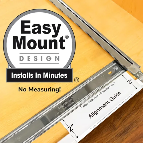 Vista 5 de LYNK PROFESSIONAL® Pot and Pan Organizer for Cabinet - Pull Out Pan Organizer Rack - Slide Out Pans and Pots Lid Drawer - Under Cabinet Kitchen