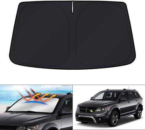 Vista 250 de KUST Parasol para parabrisas para BMW X1 F48 2016, 2017, 2018, 2019, 2020, 2021, 2022, accesorios de ajuste personalizado, parasol plegable