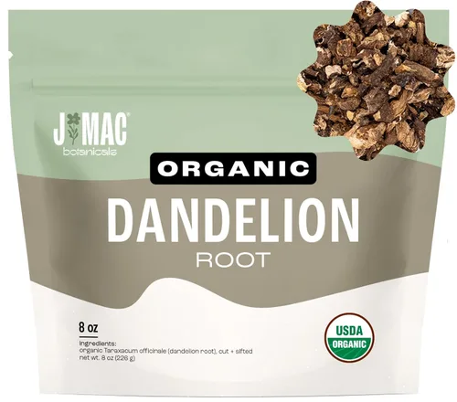 Vista 51 de J Mac Botanicals, Hierba orgánica de hierba de San Juan (4 oz) de hojas sueltas de té de hierba de San Juan