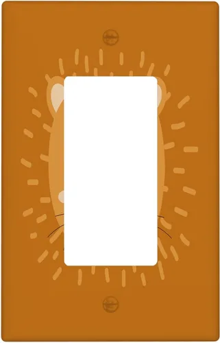 Vista 74 de Lindo Koala - Placa de interruptor de luz de 1 banda, placa de pared basculante individual, placa decorativa eléctrica GFCI para decoración