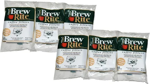 Vista 2 de Brew Rite Rockline - Filtros de café envolventes para percolador (paquete de 3)