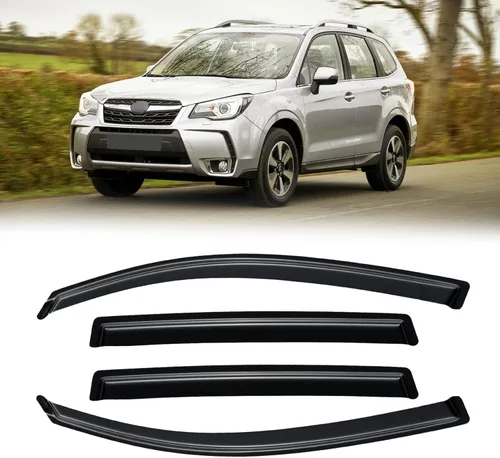 Vista 152 de Visera de ventana para Jeep Cherokee 1984-2001 (Excluye Modelo Limited), Protectores Guards Shields de lluvia de canal exterior, Deflector