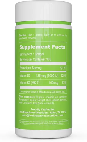 Vista 7 de UpNourish Vitamina liposomal D3 50000 UI (Vitamina D3 de 50000) con 1000 mcg de vitamina K, alta dosis de vitamina D3 K2, vitamina D 50000 UI