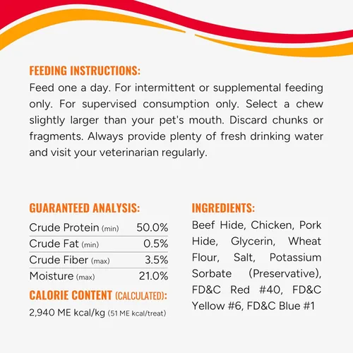 Vista 5 de Good 'n' Fun Masticables de Costillas de Triple Sabor para Todos los Perros, 12 Onzas, Consiente a tu Perro con Masticables de Larga Duración Hechos