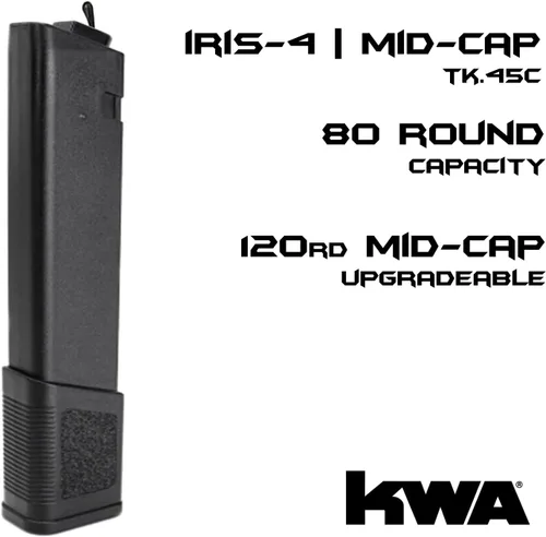 Vista 4 de KWA Rifle de Airsoft serie KO, rifle automático de Airsoft AEG con Magpul Polymer Ronin T6, QRF Mod Series, TK45c Diseños y caja de cambios FPS