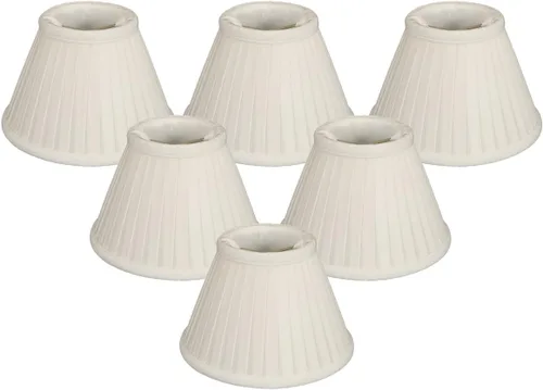 Vista 30 de Royal Designs, Inc. Pantalla plisada Empire CS-111BG, color beige, 2,5 x 5 x 4,25