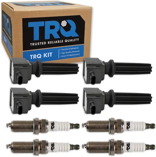 Vista 76 de TRQ Kit de bobina de encendido y bujía Iridium 12 piezas compatible con Ford Explorer 2020-2021 Police Interceptor Utility Lincoln Aviator con V6