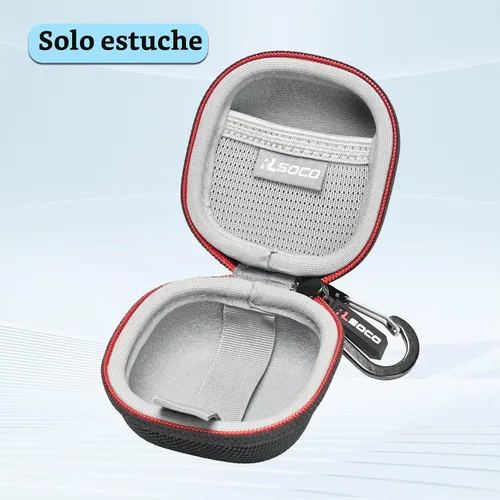 Vista 2 de RLSOCO - Funda rígida de transporte para Soundcore Liberty 5 Pro, Liberty 5 Pro, Liberty 5 Pro Max, con cancelación de ruido, auriculares Negro