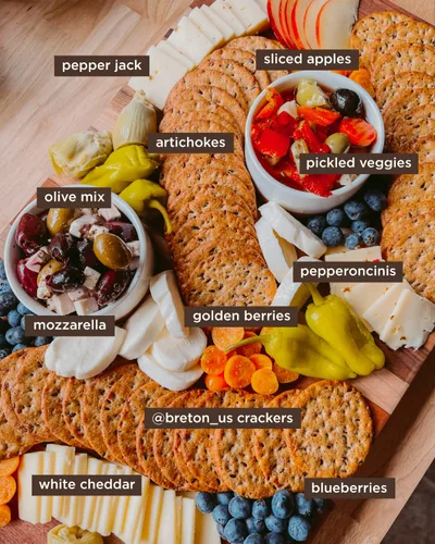 Vista 8 de Breton Galletas multigrano, 7.3 onzas (paquete de 3)
