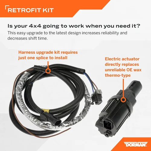 Vista 2 de Dorman Actuador 4WD 600-490 compatible con modelos seleccionados Chevrolet/GMC